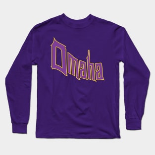 Omaha purple Long Sleeve T-Shirt
